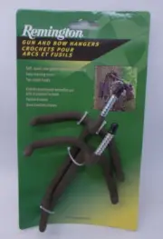 Remington Bow and Gun Hanger for Hunting Soft Quiet Non Glare 2 Triple Hooks