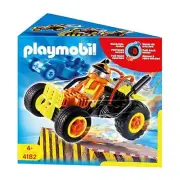 PLAYMOBIL 4182 Orange Road Racer Pull-Back Race Car Vehicle Buggy NEW
