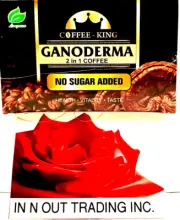 Longreen Coffee King 2-In-1 Garnoderma,Mushroom,Reishi 30 Sachets (Pack of 24)