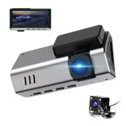 Dash cam Front and Rear, 1080P FHD Dual Dash Camera for Cars, 3.39" IPS Scree...