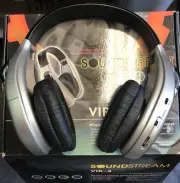 Headphones SoundStream VIR-2 Wireless 2 Channel Infared Stereo RARE Old School
