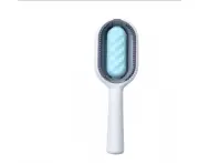 Multifunctional Pet Deshedding Brush Silicone Dog Brush Cat Grooming Comb Hair Remover Massage Tools for Cats Dogs Lint Remover-BLUE
