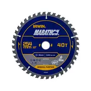 IRWIN 254mm 40T Marathon Circular Saw Blade