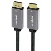 Mbeat ToughLink 1.8m 4K DisplayPort Male To HDMI M Cable Adapter For Laptop/PC