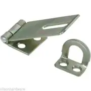 6 Pk Steel Zinc Plated 1 3/4" Nonswivel Safety Latch Clasp Lock Hasp N226-423