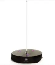 X-STAGE Standard 45mm Spinning Static Dance Exercise X Pole Podium Set PC White