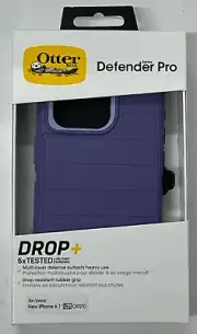 OtterBox Defender Pro Series Case and Holster For iPhone 15 Pro - Purple