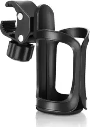 Universal Cup Holder for Walker, Wheelchair, Rollator, and Scooter - Black Acces