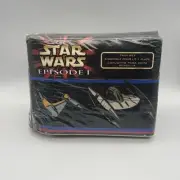 Star Wars 3 PC Twin Sheet Set Episode 1 Phantom Menace Naboo Starfighter Vintage
