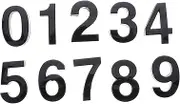 WATIIFUFU 10pcs Reflective House Number Stickers Adhesive Number Markers for Mailbox and Door Durable Digits from for Easy Address Identification