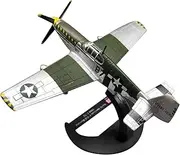 1:72 Scale WWII North American P-51B Mustang Fighter Model Alloy Finished Airplane Aircraft Model for Home Decoration