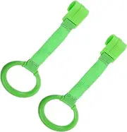 MOTHNUR Nursery Cot Ring Baby Safety Stand Ring 2pcs Crib Grab Ring Toddler Walking Safety Rings Easy Install Baby Bed Learning Tool
