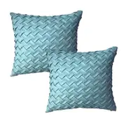 Buckskin Velvet Woven Throw Pillow Cover - 2 Packs