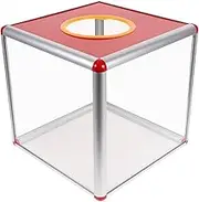 Sewroro Box Box Raffle Card Ticket Donation Case Case Ticket Holders Holder Donation Supply Donation Accessory Aluminum Alloy