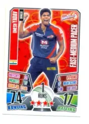 2013-2014 IPL - card 33 - Delhi Daredevils - player - Umesh Yadav