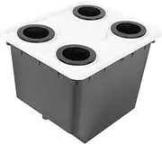 Generic Hydroponics System Bucket Holder Durable Planting Basket for Soilless Vegetable Cultivation for Greenhouses and Design for Optimal Growth