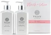 Tilley Classic White Pink Lychee Body Wash & Lotion Twin Pack