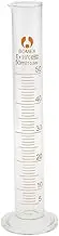 Glass Measuring Graduated Cylinder Laboratory, 50ml Chemistry Lab Measure Graduated