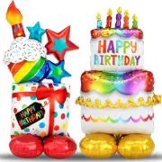 Happy Birthday Balloon Large Size Standing Birthday Balloon，Birthday Party Decor