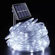 Solar LED Rope Lights Waterproof Outdoor Lighting for Garden, Deck and Patio