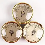 Barometer Thermometer Hygrometer - Multi-Function Analog Weather Station for Home, Living Room, Office Wall Decor - Combined Weather Barometer With Outdoor Functionality