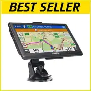 Professional GPS Navigator for Car, Truck, & RV - 2025 Maps & Alerts Included