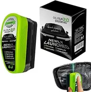 Automotive Oil Film Cleaning Brush, 150ml Glass Oil Film Remover For Car Window, Efficiency Car Windscreen Cleaner With Brush, Reusable Glass Cleaner For Improve The Clarity And Visibility Of Glass
