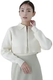 NATURAL BEAUTY BASIC(ナチュラルビューティーベーシック) Women's Cardigan, Collar Hook, Cardigan Set