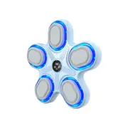 Music Boxing Machine for Kids, Wall Mounted Electronic Boxing Target for Home Indoor and Gym, Gloves Not Included (Blue)