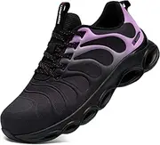 [LARNMERN] Work Shoes, Safety Shoes, Women's Fashion, Comfortable, Cushioning, Lightweight