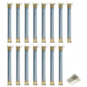Metal Internal Flex Frames, 15Pcs 165mm Hinges Spring Clip Hook (Bronze)