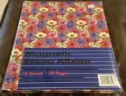 Photo Album Magnetic Floral 11x9” Kmart Vintage Sealed (156ia)