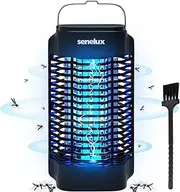 Senelux Bug Zapper, Electric Mosquito Zapper for Indoor and Outdoor 18W, 4200V Insect Fly Pest Trap, Waterproof Mosquito Killer for Flying Insect Control Lamp, Silent and Safe
