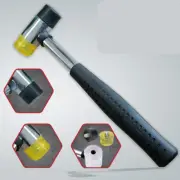 25mm Rubber Mallet Hammer, Double Faced Soft Mallet Hammer Nylon Rubber Hammer