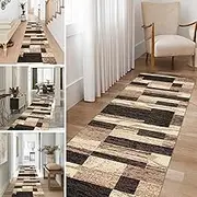 Long Runner Rugs for Hall Bedroom Kitchen 1m 1,5m 2m 2,5m 3m 3,5m 4m 4,5m 5m 5,5m 6m Washable Vintage Narrow Hallway Carpet, Soft Non-Slip Backing Floor Area Mats(2.6ft×13.1ft/80×400cm)