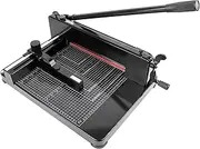 A4 Heavy Duty Metal Guillotine Papier Cutter, Multi-Purpose Trimmer, Stack Paper Trimmer with Metal Base, Cutting Thickness 40mm & Width 315mm, for Office Home School