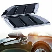2X Front Hood Scoop Bonnet Air Intake Flow Side Fender Vents Decoration Sticker (for: Peugeot)