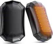 Magnetic Rechargeable Hand Warmers 2 Pack Electric Reusable Portable Black