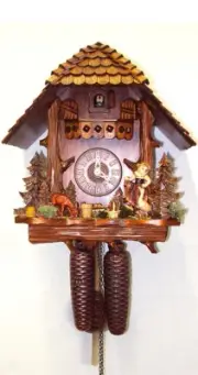 Cuckoo Clock Trunk, Geese Herdess 2.5559.01.P NEW