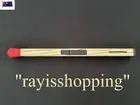 Imitation WOOD BIG MATCH Soft Flame Lighter Refillable Gas Window Butane Matches
