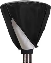 Heater Covers for Standing Heaters | Black Heater Top Cover with Storage Bag - Garden Furniture Protector, Outdoor Heating Accessories for Garden and Patio