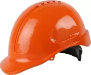 Maxisafe Hard Hat Orange Wide Brim Vented Construction Adjustable Hard Hat