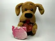 Rare Plush KMART Valentines Dog Wiggles Moves Ears Sings Theme Song VIDEO