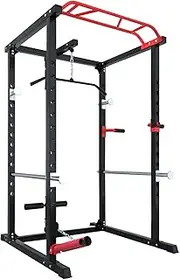 FitnessLAB Power Cage Multi-Function Adjustable Tower Rack Gym Workout System 200kg Capacity