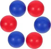Abaodam 6pcs Small Beach Paddle Ball Replacement 5cm Pu Beach Balls for Boys and Girls Adults Safe Soft Material for Outdoor Activities