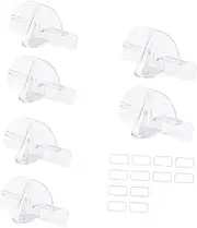 [Generic] 6 Pieces Wall Mounted Glasses Holder Sunglasses Organizer for Bathroom Home