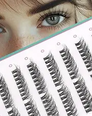 Cluster Lashes Doll False Eyelashes Extension Natural Eye Lash Doll Look Cluster Wispy Individual Eyelash DIY At Home Pre-styled 7 Pair N06