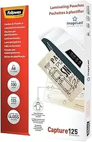 Fellowes Imagelast A4 125 Micron Laminating Pouch - Pack of 100, 5307407