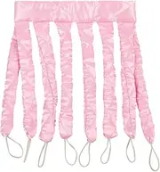 Heatless Hair Curlers for octopus - Soft No Heat Hair Curler Rod, Curling Headband for Overnight Curls, Hairs Curlers for Long and Short Haires, DIY Hairs Styling Tools for Girl Women - Pink