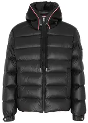 Moncler Pavin Hooded Quilted Shell Jacket - Black - 5, Men's Designer Shell Jacket, Male - 5 5